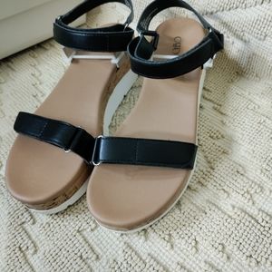 Size 10 black sandals